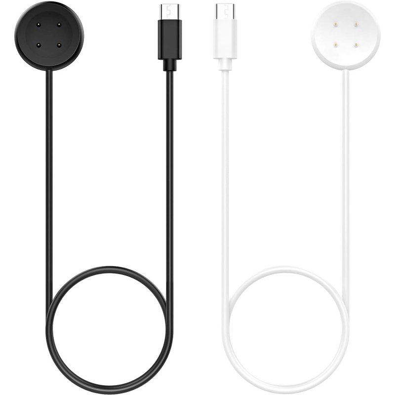 Câble De Chargeur Compatible Avec Google Pixel Watch 3/Pixel Watch2&fitbit Versa4/Versa3/Sense2/Sense/Ace Lte,2pcs 3,3 Pieds/1m Câble De Charge Magnétique À Charge Rapide Pour Pixel Watch 3