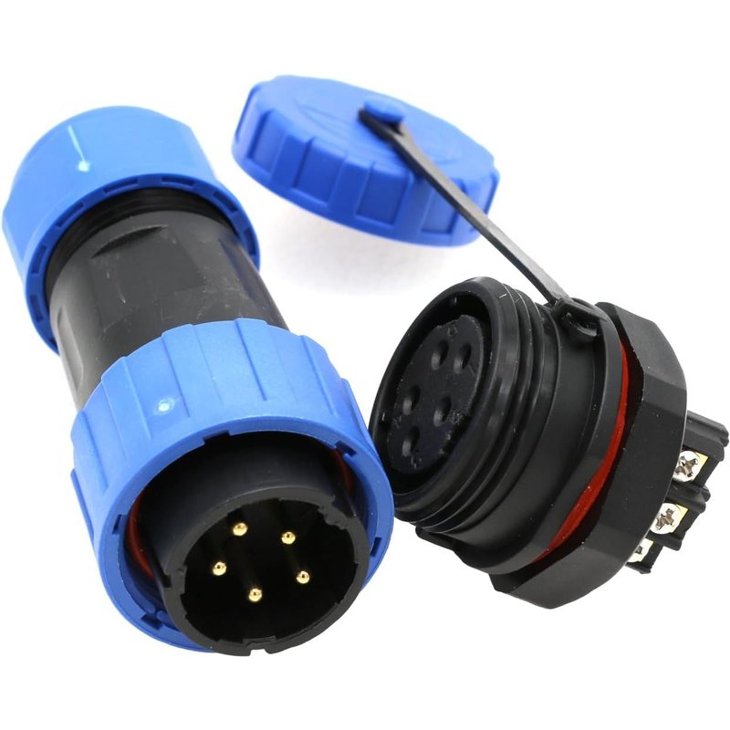 Ty20 Connecteur Étanche 5 Broches Pour L'Aviation, Mâle, Femelle, Connecteur De Câble, Femelle, Sans Soudure, Montage Sur Tableau De Commande, Connecteur De Câble Pour Bateau, Planche De Surf,