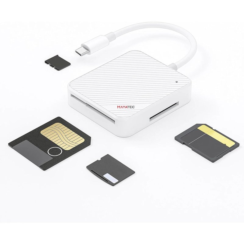 Smart Media SM Memory Card Reader Type C USB XD M2 SD SM for Cameras Supports Type C Card