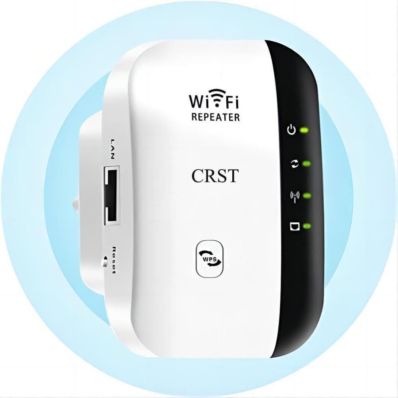 2025 Powerful WiFi Repeater 300Mbps, 2.4GHz Wireless WiFi Amplifier with Ethernet Port & WPS, WiFi Extender up to 3650 sq.ft, Compatible with All Internet Boxes, White-NFR2