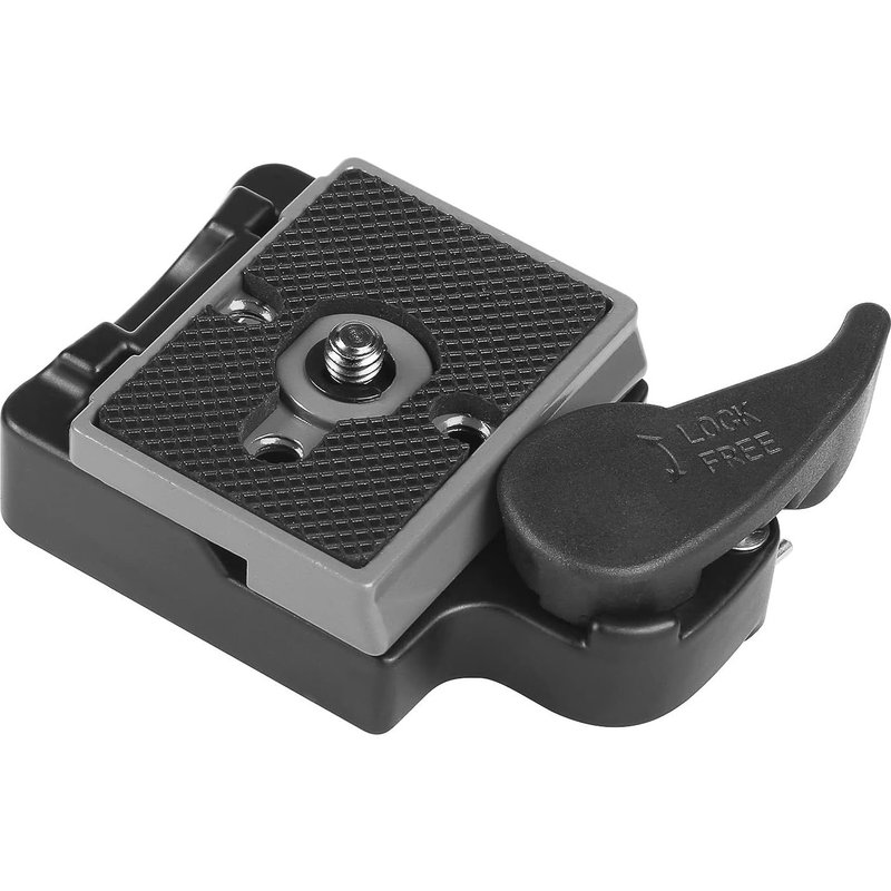 Plaque de Dégagement Rapide avec Pince Compatible avec Manfrotto 200PL-14 Plaque de Dégagement Rapide Pince pour Trépied L'appareil Photo