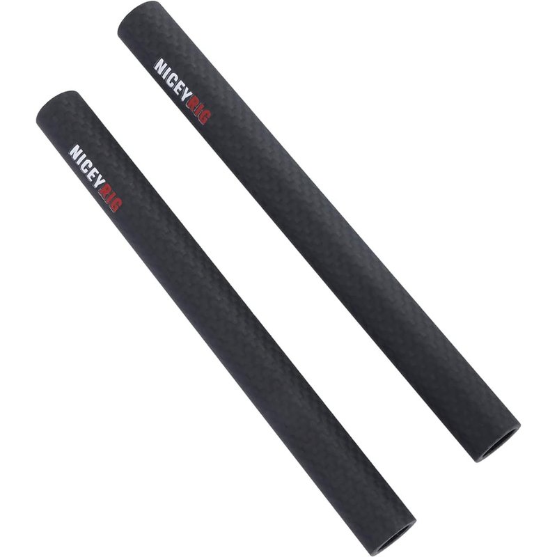 15mm Rods in Fibre di Carbone de Long Compatibles avec Système de Support de Rail de 15 mm, Plate-Forme D'épaule Reflex Numérique, Cage Stabilisatrice D'appareil Photo