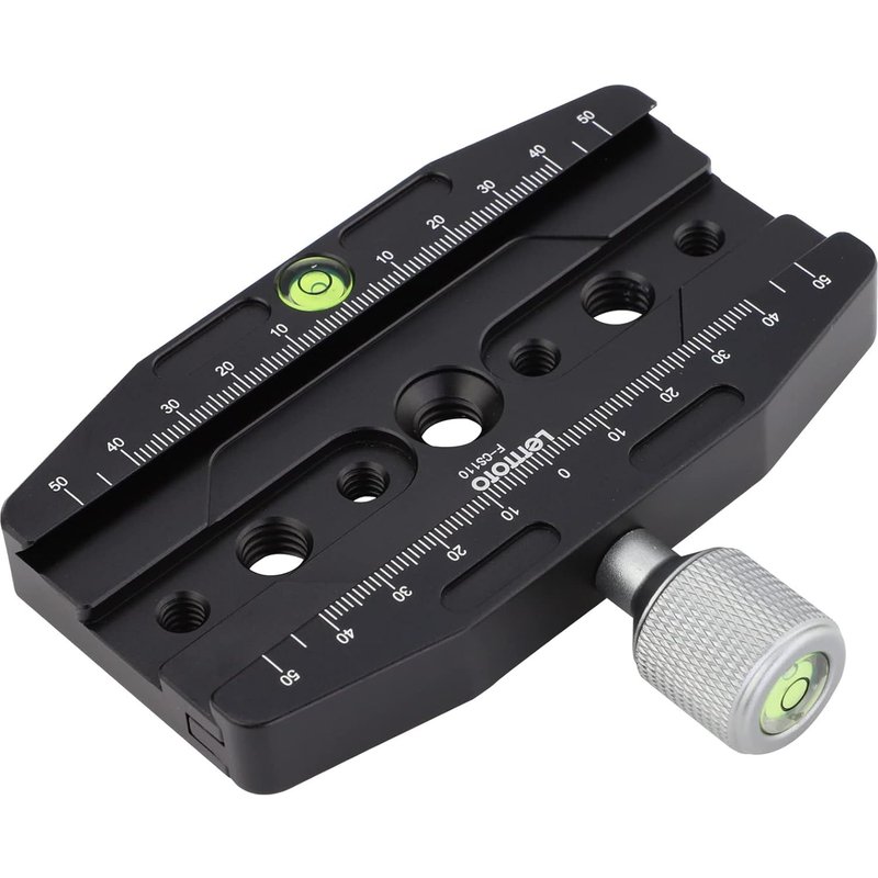 Pince à dégagement rapide de 110 mm, pinces de fixation pour appareil photo compatible avec plaque QR Arca Swiss pour trépied, rotule et tête de monopode