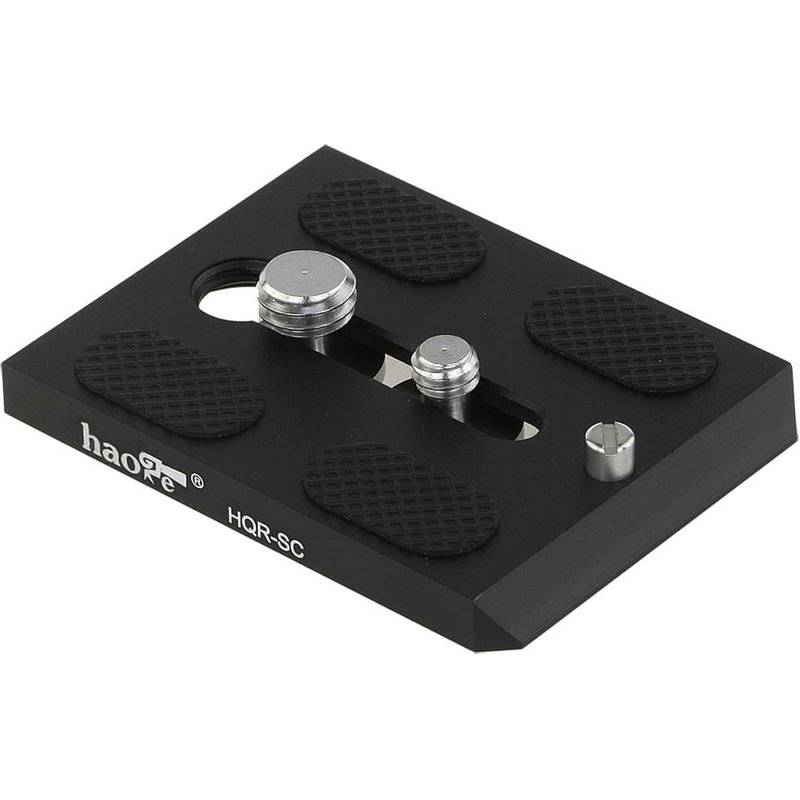 HQR-SC Adaptateur de Plaque à dégagement Rapide pour Appareil Photo Sachtler Video 14II, DV2 DV4, DV6, DV8, DV8/100, DV10 3+3, DV10 5+5, FSB6T, FSB8T, FSB10T