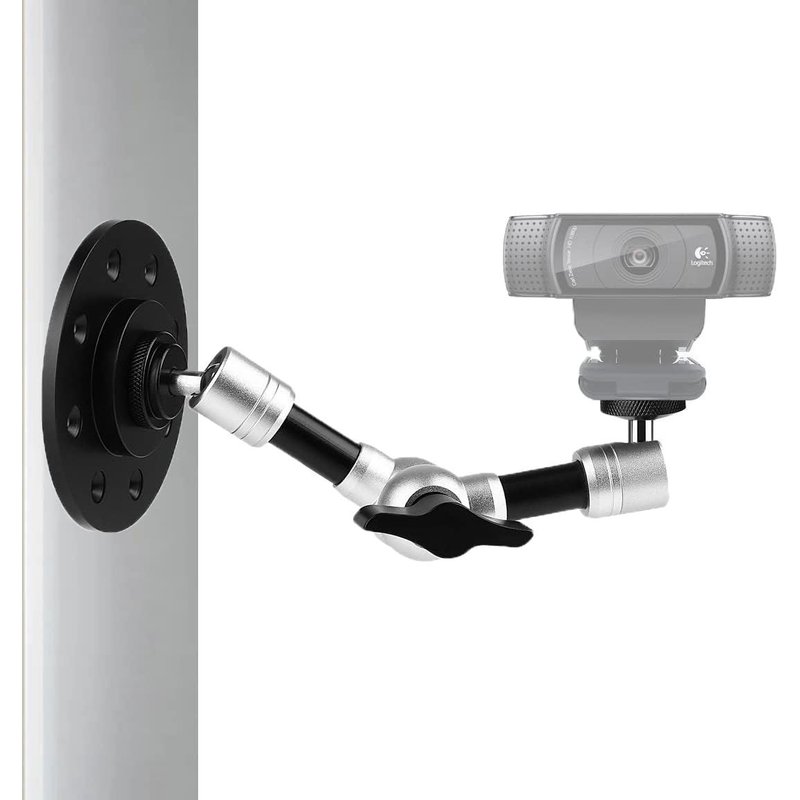 Support mural pour webcam compatible avec webcam Logitech C920s StreamCam Brio C925e C922x C930e C930 C920 C615 Longueur 18 cm