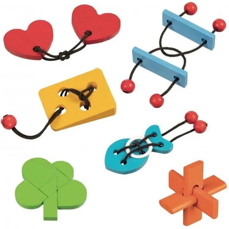 Jeu Casse TĂȘte - Casse TĂȘte - ModĂšle Casse TĂȘte - Jeu De Patience - Pour Enfants Ă Partir De 3 Ans - Mixte