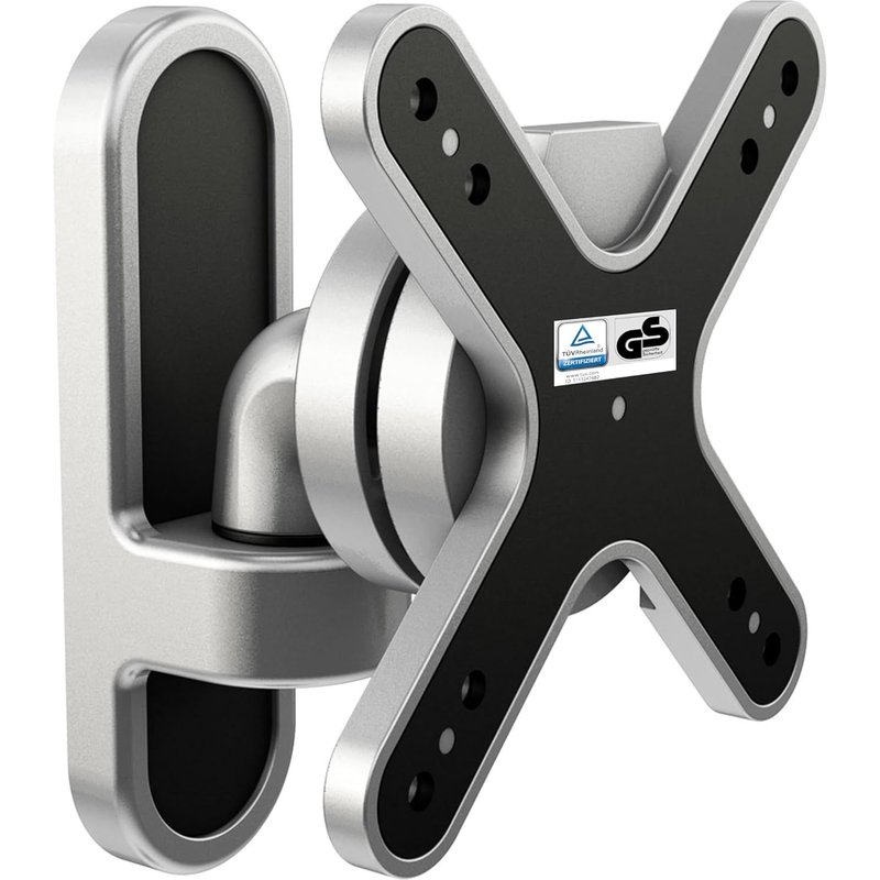 Support Mural Écran Pc S1911 Orientable Inclinable Universel 13-32" (33-81Cm) Fix Ation Murale Moniteur Led/Lcd/Incurvée Vesa 75 X 75 100 X 100