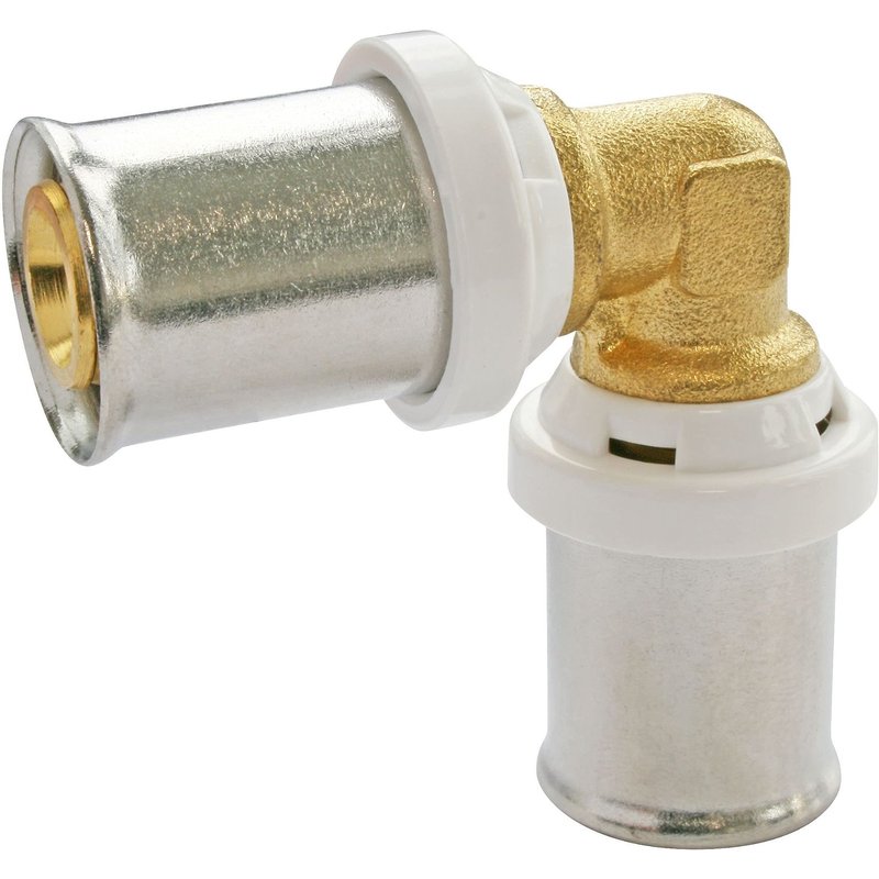 Raccord coudé égal à sertir pour tube Multicouche Ø26