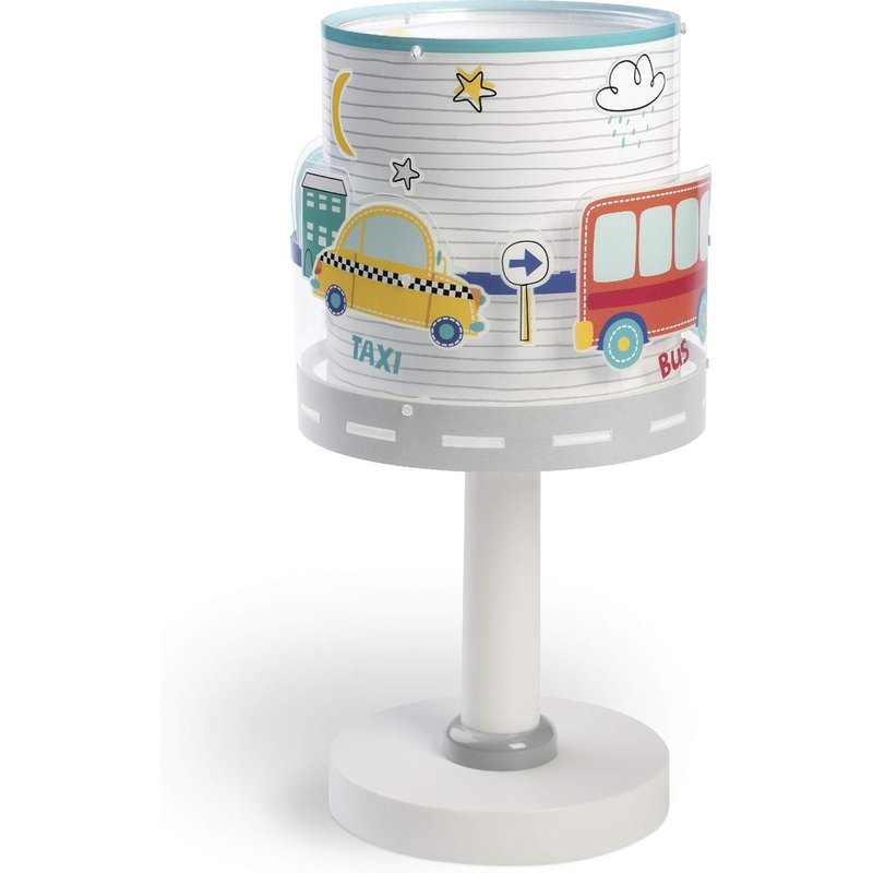 Baby Travel Cars/Aircraft Table Lamp, Polypropylene, 8 W, Multi-Coloured