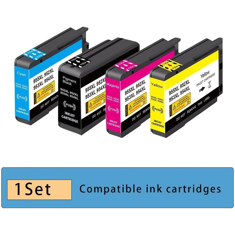 Cartouches D'Encre De Remplacement 953Xl Pour Imprimante Hp953 953 Xl, Compatibles Avec Hp Officejet Pro 7720 7730 7740 8710 8715 8718 8720