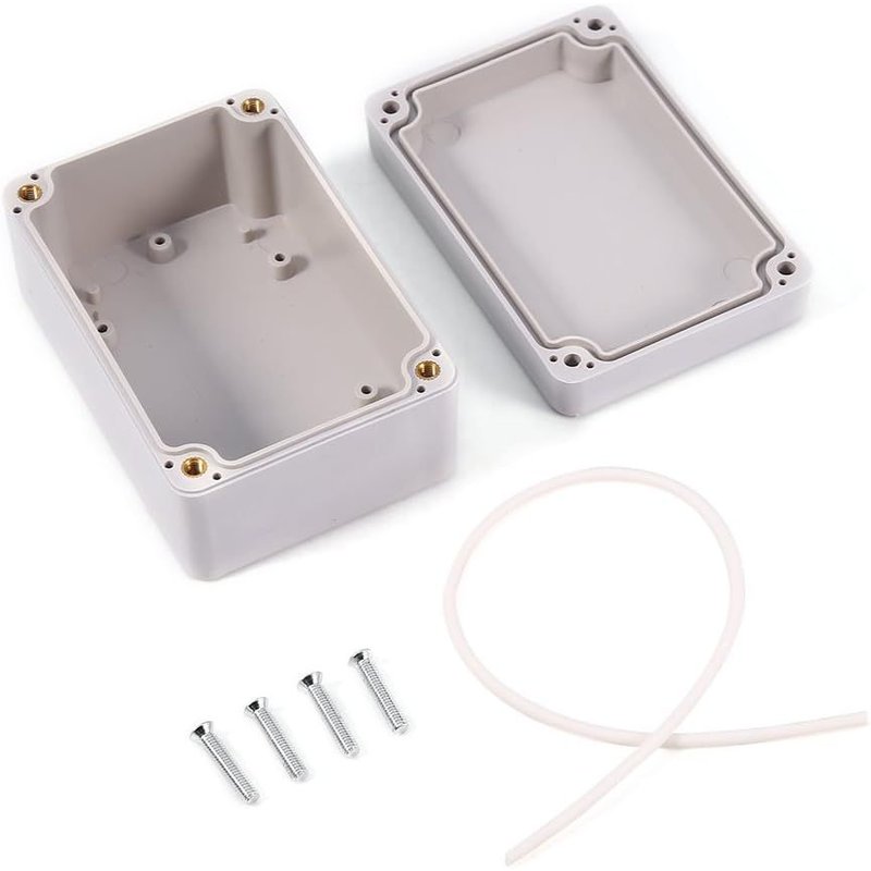 Boîte de jonction étanche IP65 ABS boîtier de boîte de jonction thermoplastique câble d'éclairage extérieur connexion électrique(100x68x50mm)