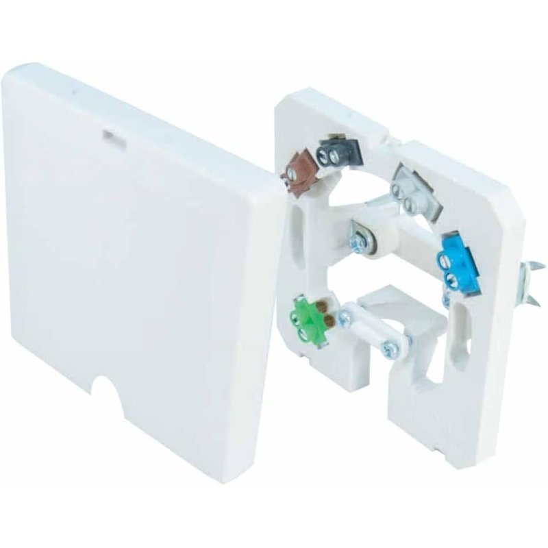 Pollmann HAD3-F Boîte de raccordement pour cuisinière (Plat/UP),5 Broches,Blanc Pur-1 pièce.