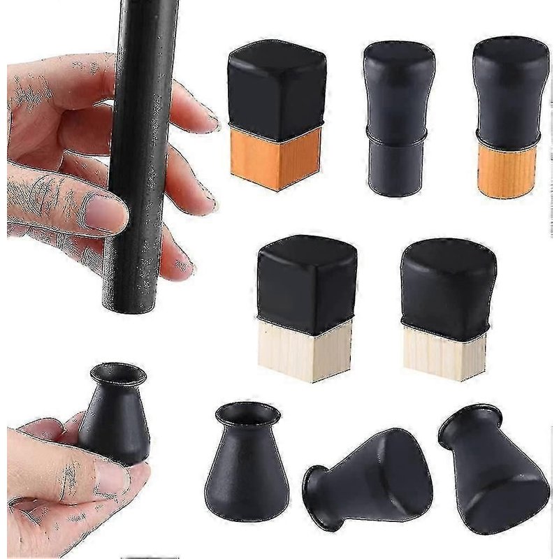 16pc Protecteurs De Pieds De Chaise,Extra Petit RevĂȘtement De Pieds De Table De Meubles En Silicone