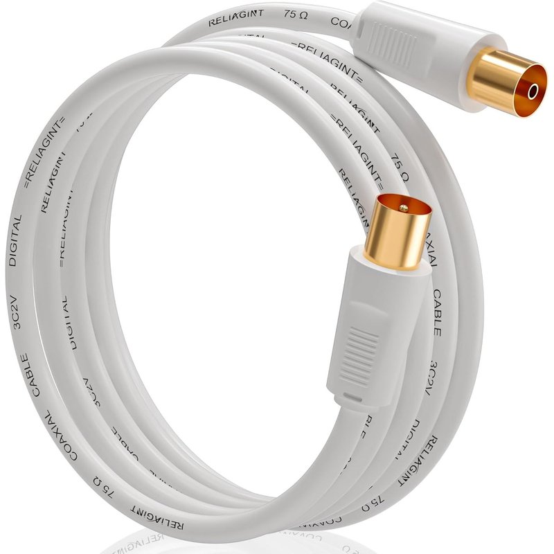 RL Flex câble d'antenne TV câble d'extension conducteur en cuivre faible perte haut débit DVB-T DVB-T2 DVB-C DVB-S DVB-S2 1,5M MF