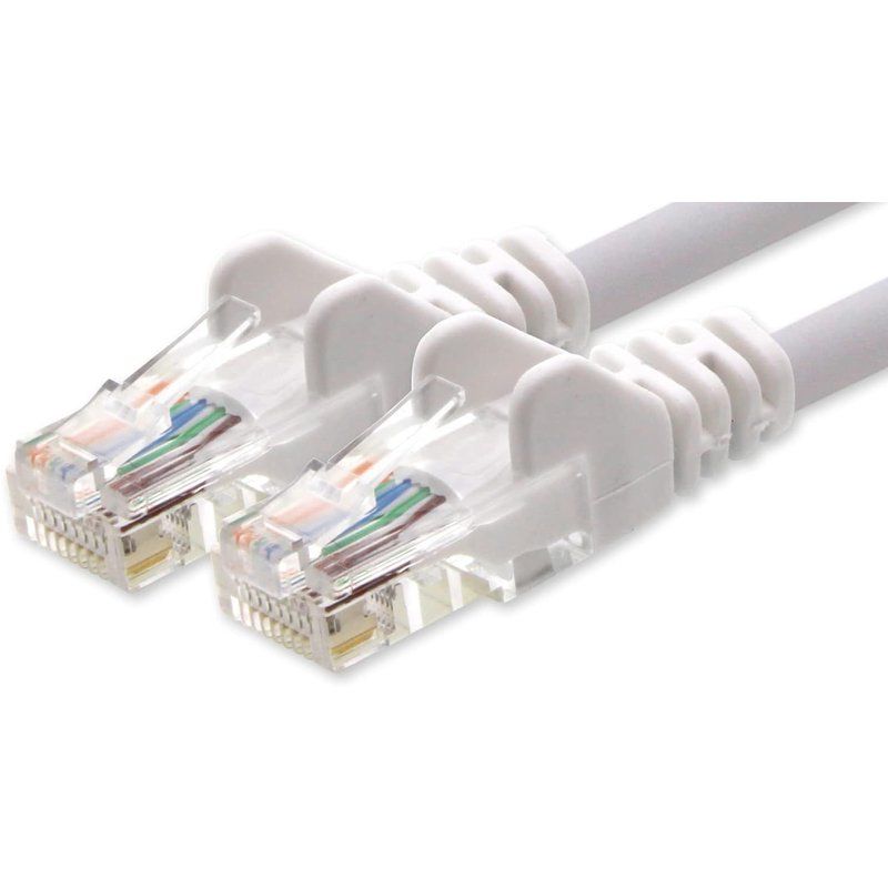 Câble Réseau Cat6 Cat 6-1x 0,5m-RJ45 Ethernet LAN DSL Routeur Modem-Blanc