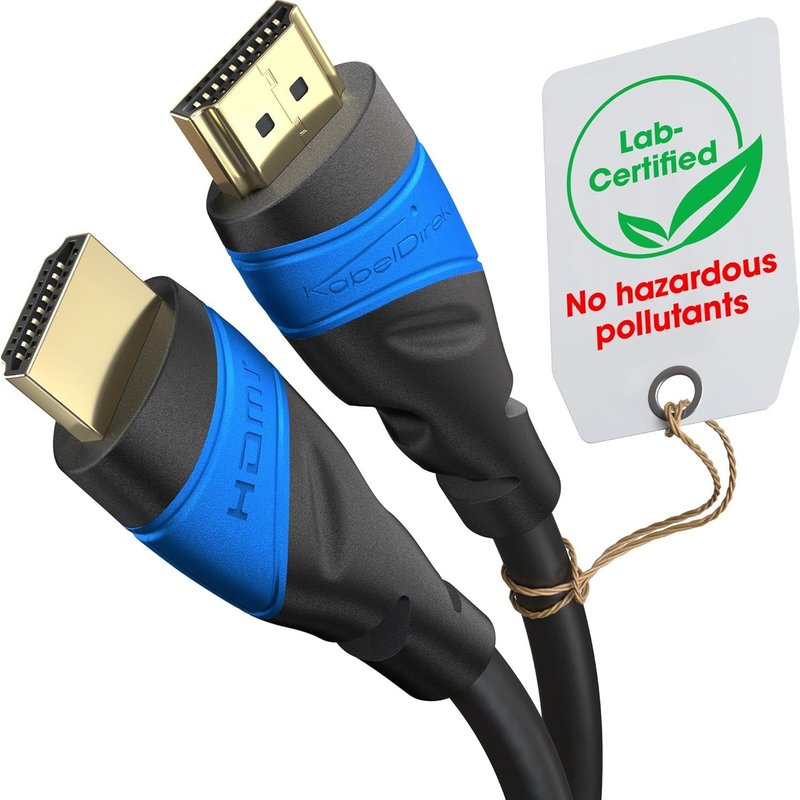 Câble HDMI 8K/4K-4m et autres longueurs (0,15m à 22,5m)-Câble HDMI conçu en Allemagne-10K/8K@60Hz/4K@120Hz-HDMI Câble pour TV HD,PC,PS5,Xbox,Switch