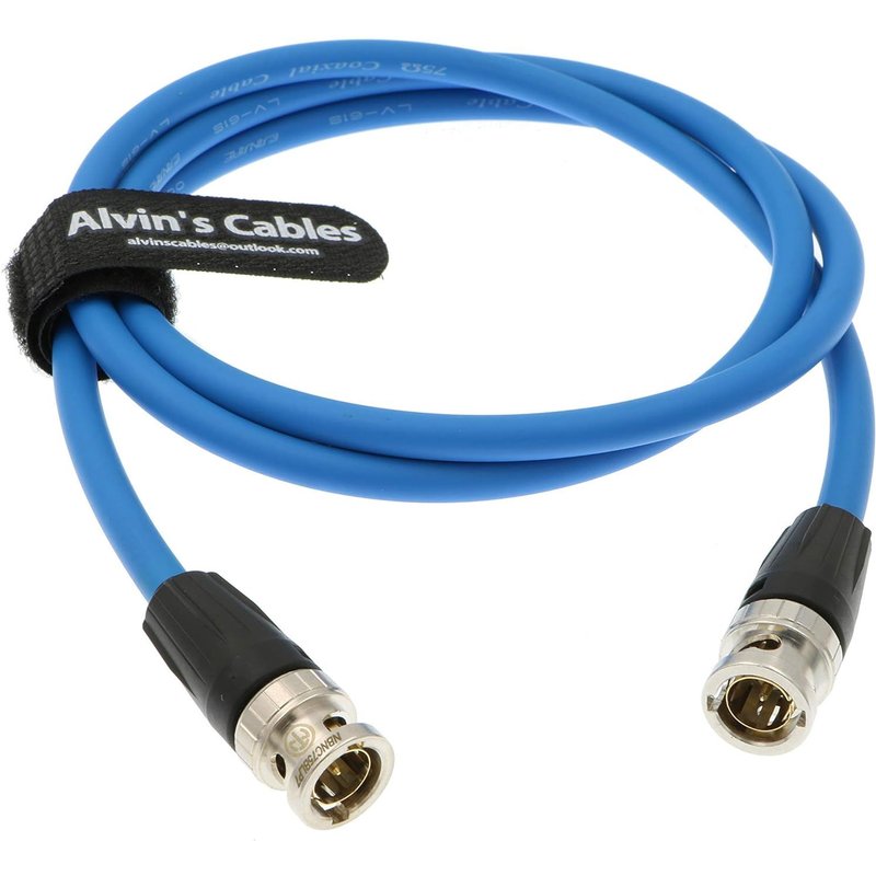 BNC Mâle à Mâle 12G HD SDI Vidéo Câble Coaxial pour Caméra Vidéo 4K 1M