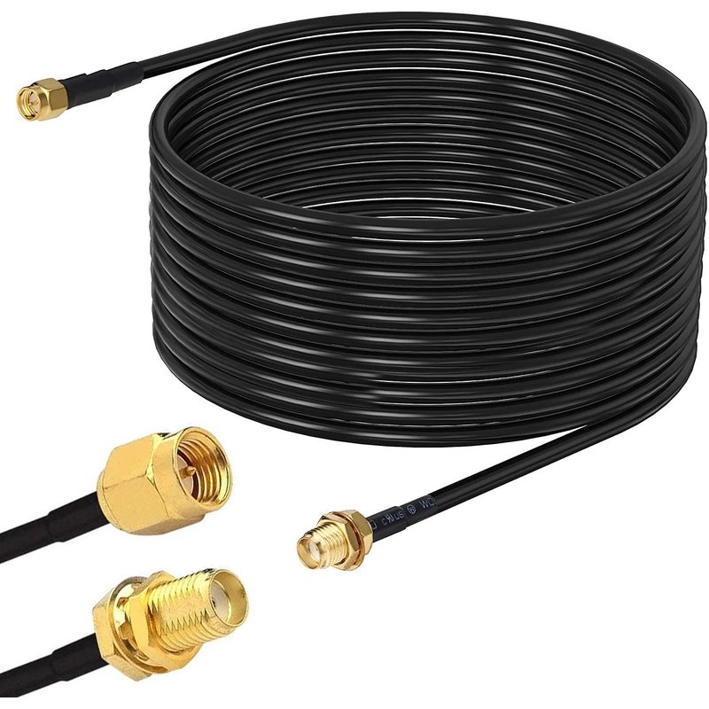 8M Antenne WiFi Extension Câble,Câble d'Extension RG174,Rallonge Antenne WLAN,Câble Coaxial SMA,Antenne SMA,pour 0¿3G LTE WLAN FPV HomeMatic Ccu2 Cc1101 Huawei routeur
