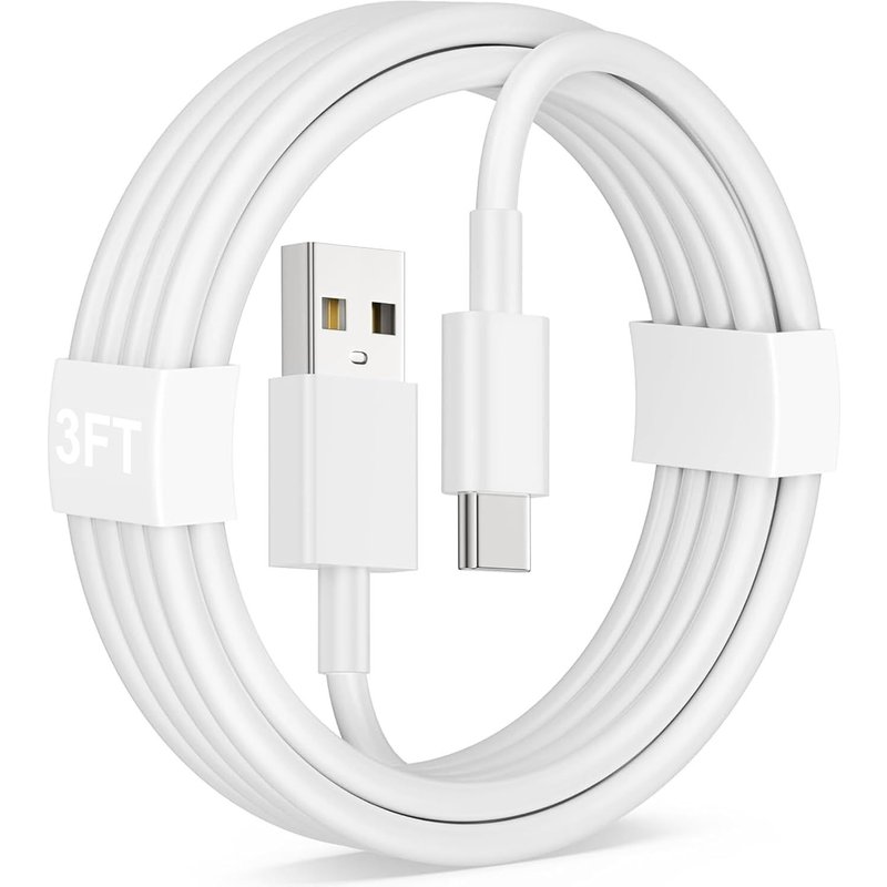 Carplay Cable for iPhone 16 15 Car, 1 m USB A to USB C Car Cable for Apple Carplay and Android Auto, USB to USB Cable Quick Charge for iPhone 16 15 Pro Car Quick Charge for Samsung