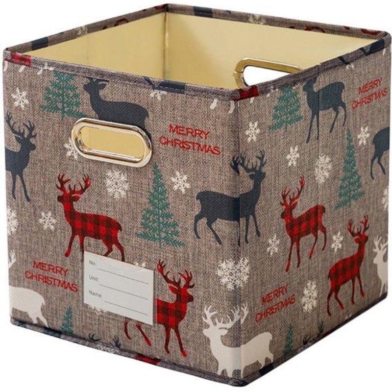 Bacs De Rangement Empilables Pour Vêtements Et Jouets - Conteneurs Cubiques Gris - Pliables Et Durables