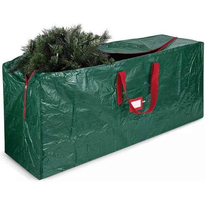Grand Sac De Rangement Imperméable Pour Sapin De Noël ¿ Vert (135 X 34 X 68 Cm)