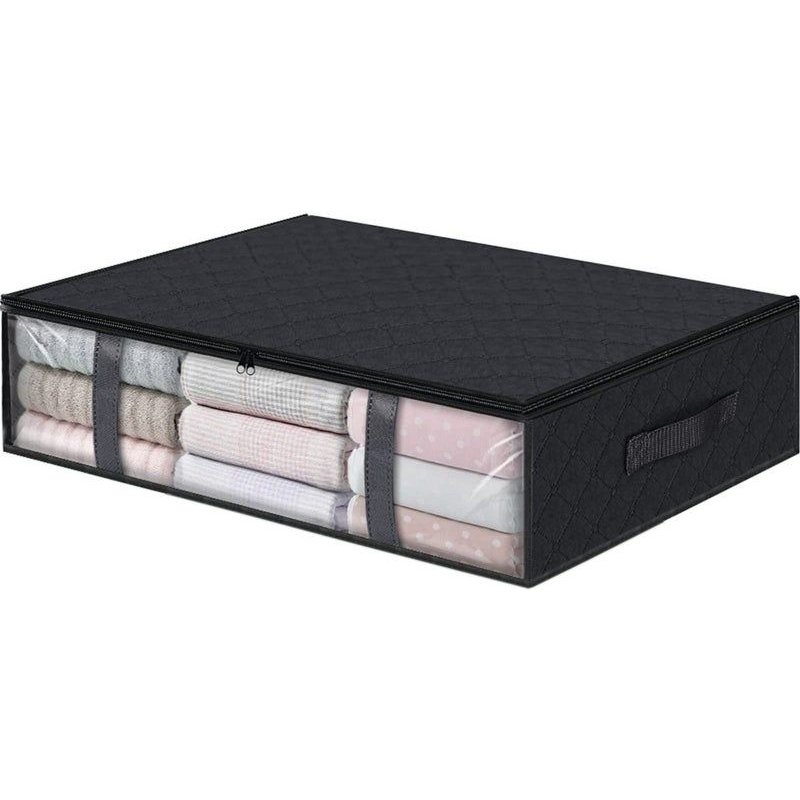 Bac De Rangement Sous Le Lit - Sac De Rangement Pliable Pour Vêtements Avec Poignées Renforcées