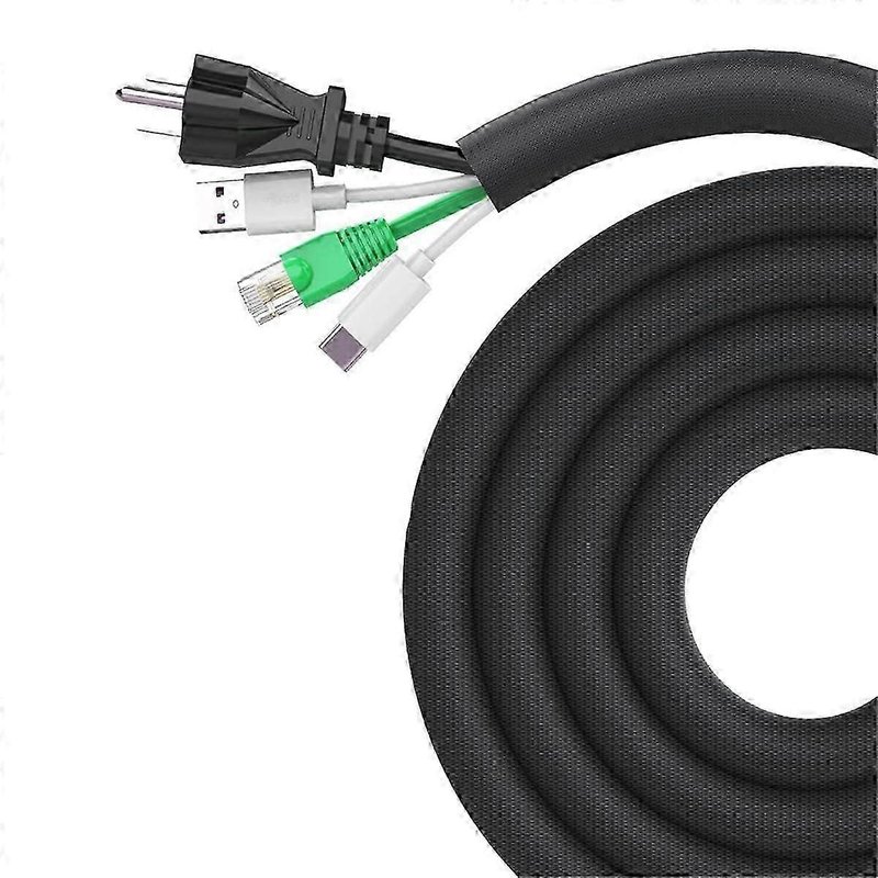 Protège-câbles pour chiens et chats de 3 m, gaine pour une gestion facile des câbles, protège les câbles des morsures des animaux (1,27 cm).