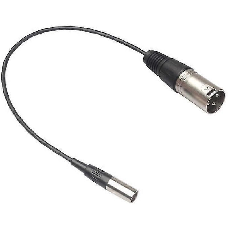 Câble audio mini-fiche XLR mâle à 3 broches vers mini-fiche XLR mâle à 3 broches Câble audio connecteur XLR mâle vers mini-XLR mâle Câble de microphone