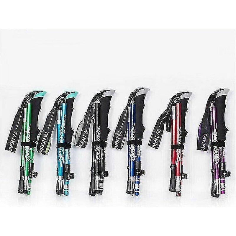 Bâtons De Randonnée Pliables À 5 Sections, Bâton De Marche, Randonnée Naturehike Antishock