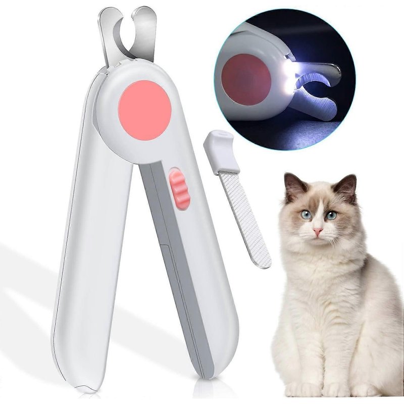Ciseaux À Griffes Pour Chiens, Ciseaux À Griffes Professionnels À Led Pour Chats, Pour Animaux De Compagnie