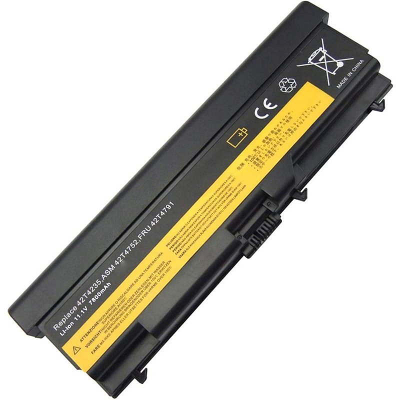 42T4235 42T4708 42T4714 42T4733 Remplacement de la Batterie d'un Ordinateur Portable pourLenovo IBM Thinkpad Sl410 Sl410k Sl510 T410 T410i T420 T510 T510i T520 E40 E50 E420 E520 Sl410(11.1V 7800Mah)