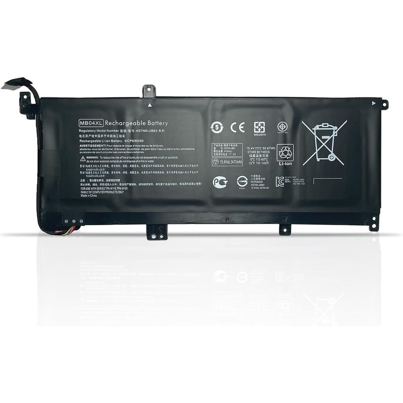 MB04XL Remplacement de la Batterie d'ordinateur Portable pour HP Envy X360 M6-AQ105DX M6-AQ003DX M6-AQ005DX M6-AR004DX AQ103DX Convertible PC 15 15-AQ005NA 15-AQ101NG AQ015NR Series (15.4V 55.67Wh)