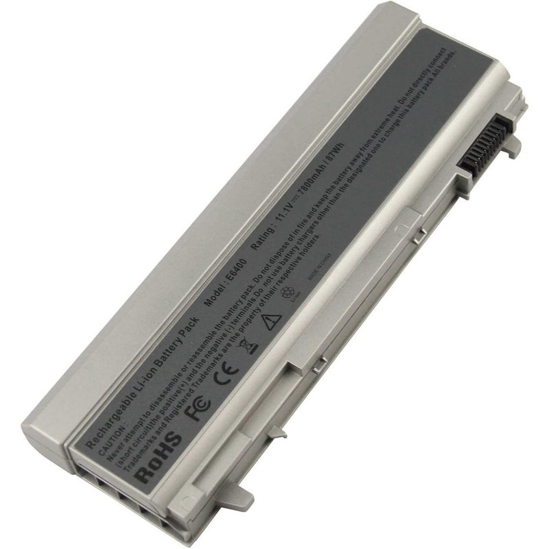 7800mAh 11.1V E6400 Batterie pour Ordinateur Portable Batterie pour Dell Latitude E6400 E6500 E6410 E6510 ¿ Dell Precision M2400 M4400 M4500