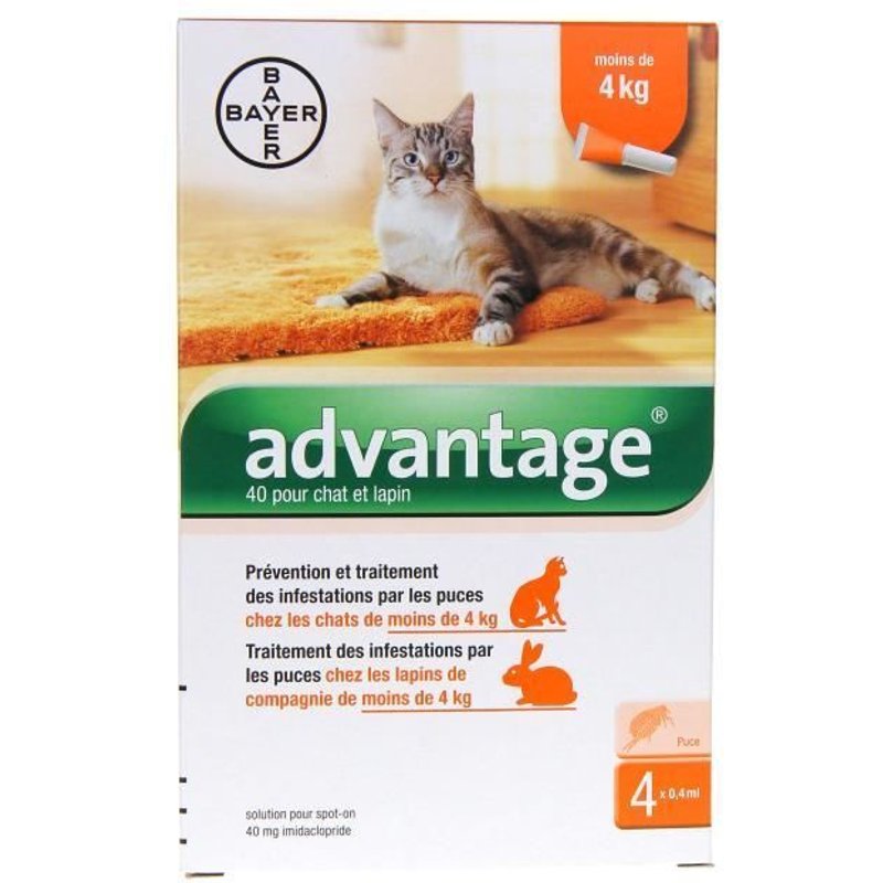 Advantage Chat De Moins De 4 Kg.
