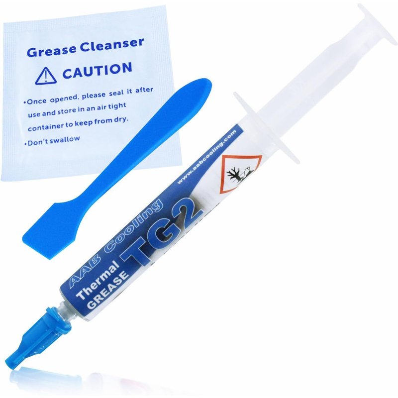 Thermal Grease 2-4g-5,6 W/MK-Une Pâte Thermique PC en Silicone Non Corrosive Qui Facile à Appliquer Pas Le Courant Électrique,Conductivité Thermique Optimale,pour PC
