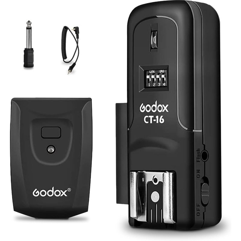 CT-16 Kit Récepteur de Flash Radio sans Fil pour Appareil Photo Numérique Canon Nikon Pentax