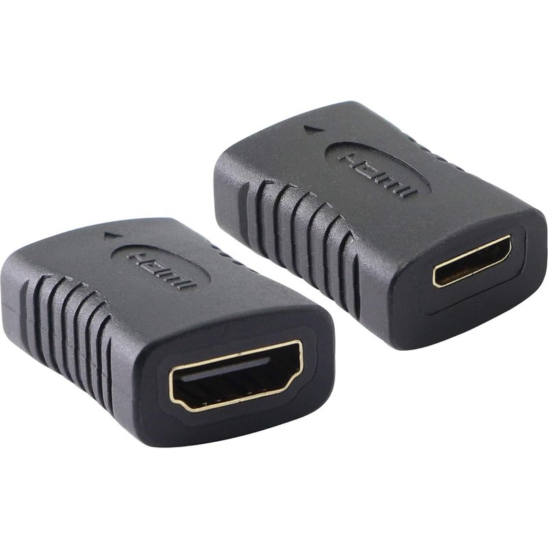 Mini HDMI Adaptateur Extender HDMI Type C Femelle vers HDMI Type A Femelle Prise en Charge 3D 4K 1080p pour Appareil Photo,Ordinateur,projecteur (Pack de 2)