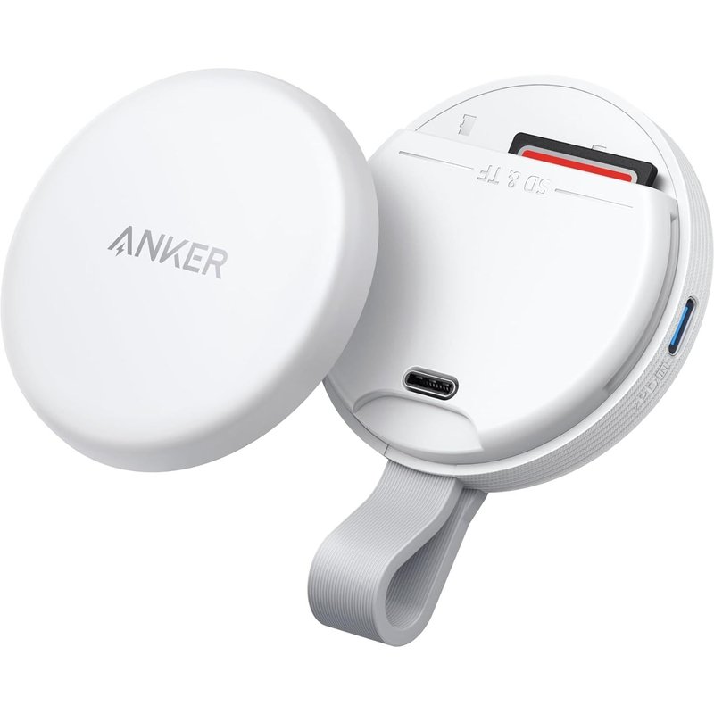 Adaptateur USB-C MagGo,Lecteur de Carte SD & TF Portable magnétique avec câble intégré,Transfert de données 312 MB/s Max.,données amont 10 GB/s,Compatible avec appareils USB-C,Photo,vidéo!