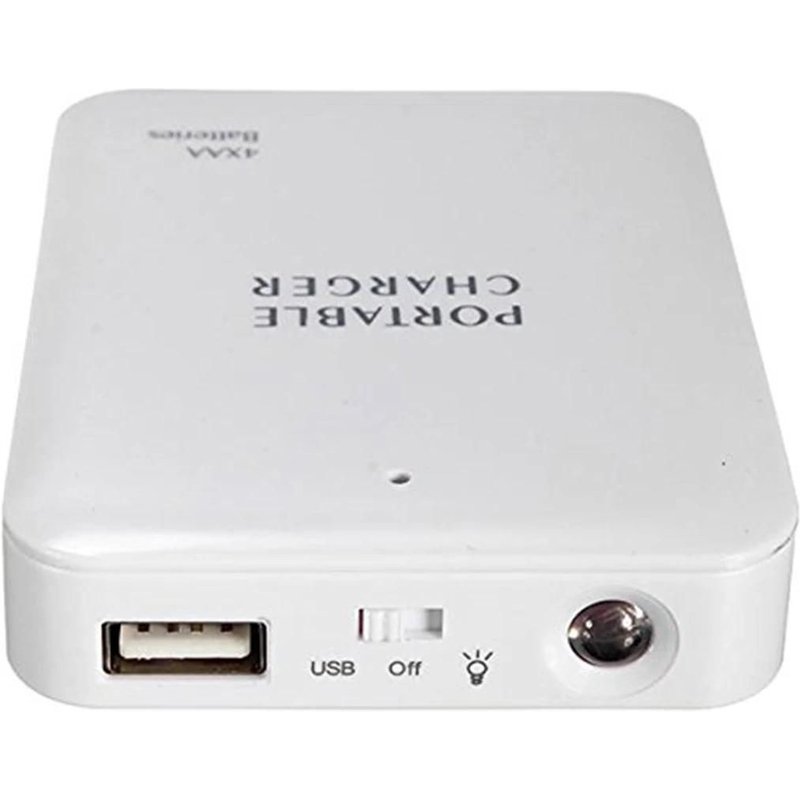 Chargeur De Batterie Portable Usb Power Bank, Boîte D'emballage Externe, Chargeur De Batterie D'urgence, 4x Aa Pour Iphone