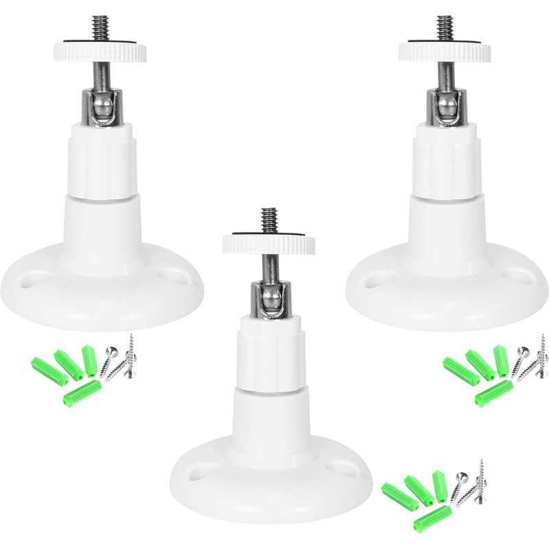 3 Support Arlo,Fixation Arlo, Fixation Murale Caméra,Metal Fixation Murale Pour Caméra De Sécurité Intelligente Arlo -support De Plafond Réglable Pour Support Arlo Et Autres Modèles Compatibles