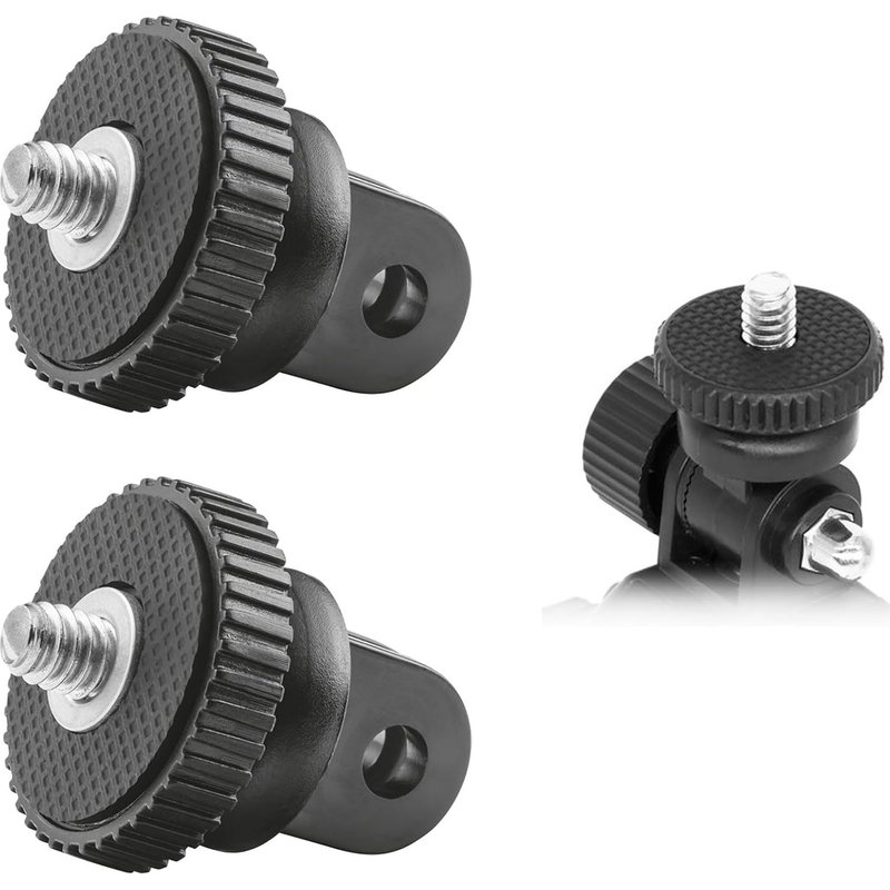 Aluminium 1/4""-20 Adaptateur De Trépied De Conversion,Gopro Adaptateur,2 Pack Adaptateur Trépied,Gopro Fixation,Adaptateur Gopro,Adaptateur Camera,Adaptateur Trépied Appareil Photo