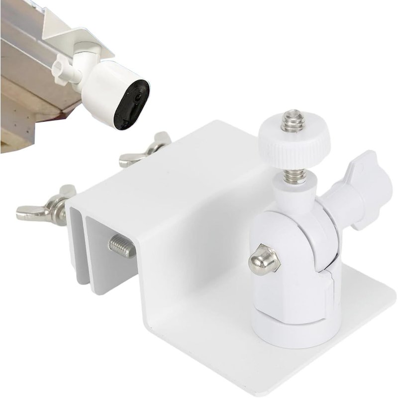 Support de gouttière pour les versions de panneau solaire Arlo, pour All New Blink Outdoor 4 (4ème génération)/(3ème génération)/Blink XT/XT2/Blink Mini/Blink Camera, support réglable en aluminium