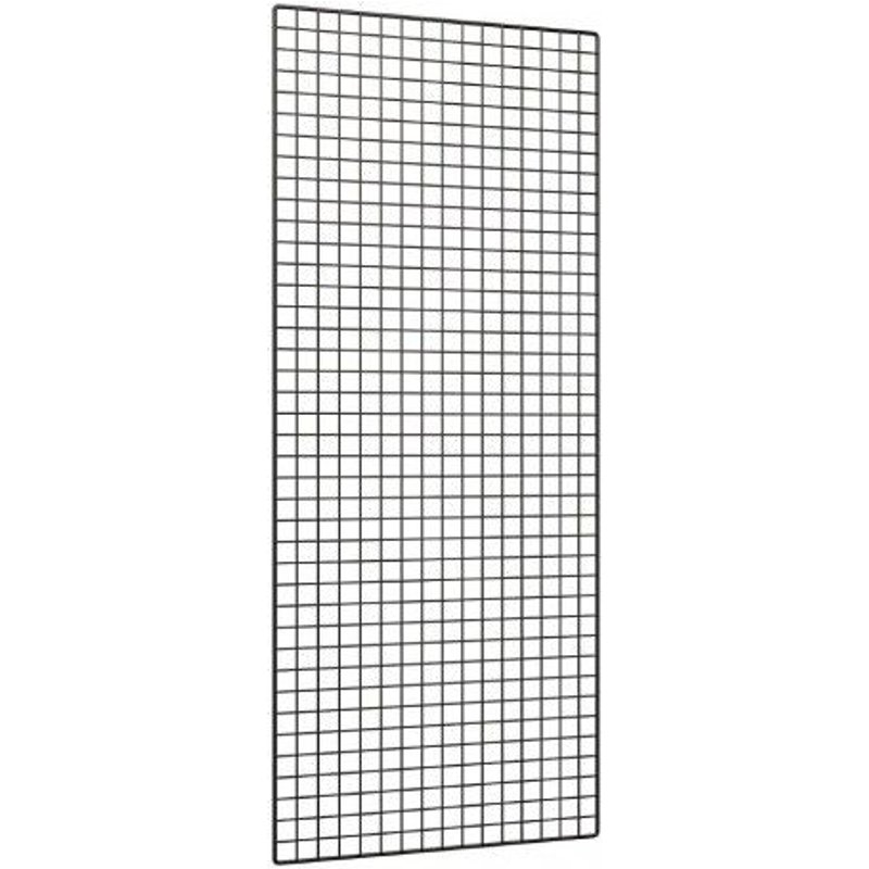 Grille murale 80 x 200 cm - maille 50 mm - finition noir BOHNACKER