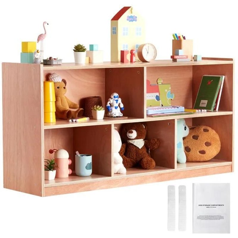 Meuble De Rangement Mobile À Plateau Cubby De-Duoku-Étagère À 5 Compartiments-Pour La Maison, La Garderie, L'école Maternelle
