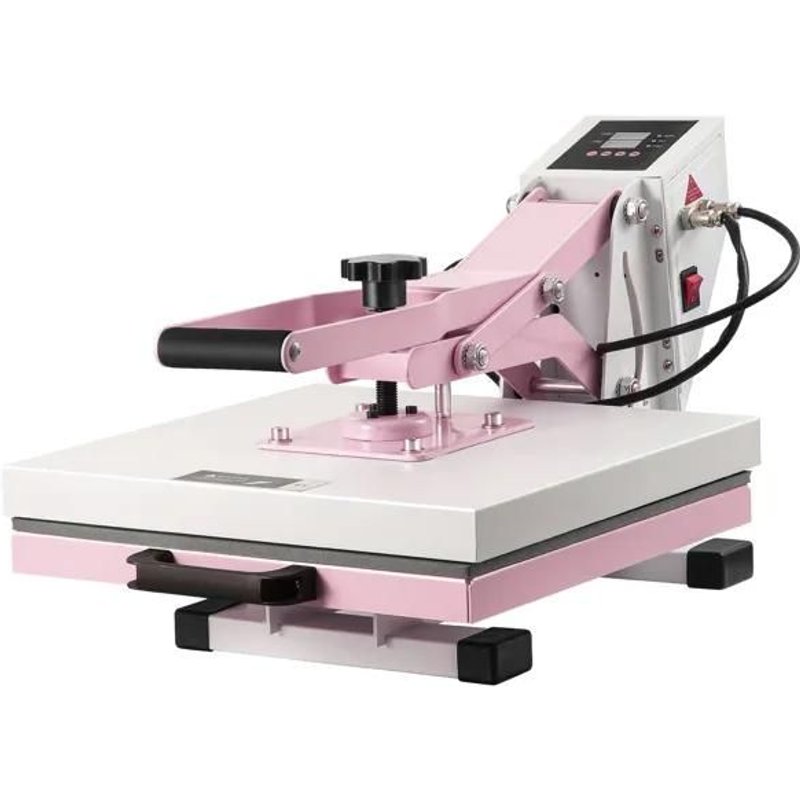 Presse à Chaud-Duoku-38 x 38 cm-Chauffage Rapide et Uniforme, Coton Isolant à 2 Couches-Rose