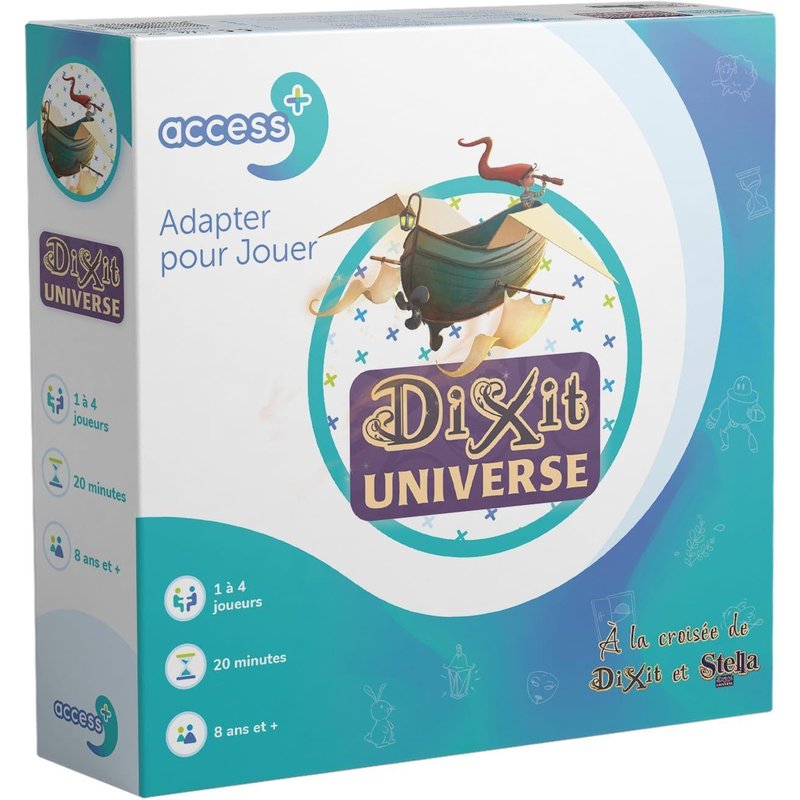 Loc-Access Dixit Universe Access+-Jeux De Société-Jeux De Cartes-Jeux Adaptés Pour Les Troubles Cognitifs-A Partir De 8 Ans-1 À 4 Joueurs-20 Min-Version França