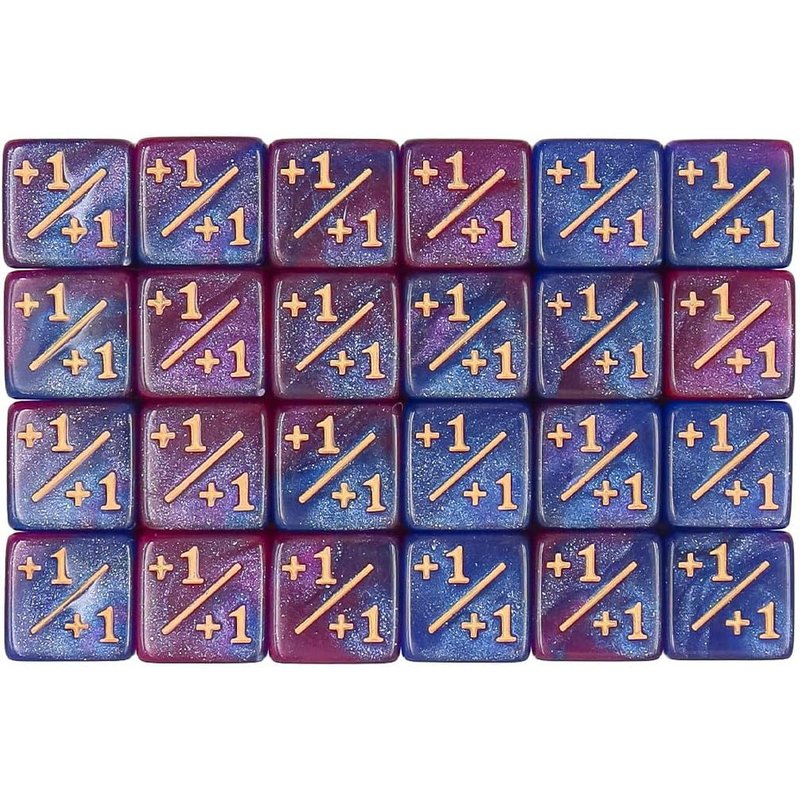 Loc-24 Pièces Dés Cube Compteur D6 Jeu De Dés Pour Mtg Ccg Accessoires De Jeu De Cartes