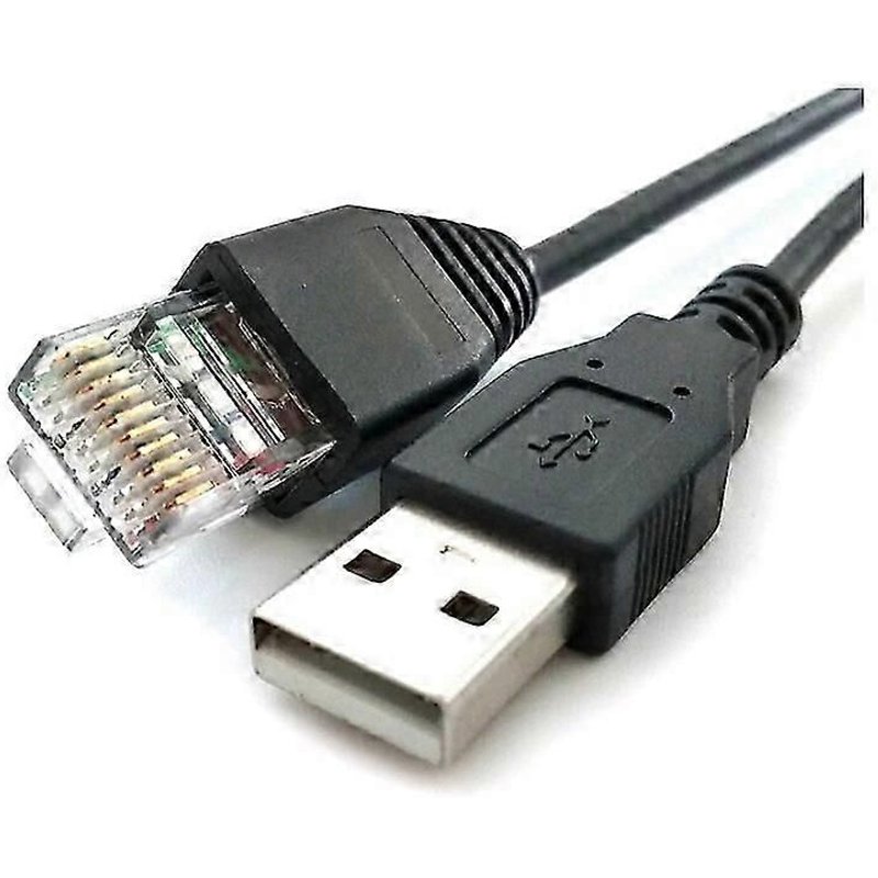 Câble console USB vers RJ50 AP9827 pour onduleurs intelligents APC 940-0127B, 940-127C et 940-0127E avec gaine de protection moulée