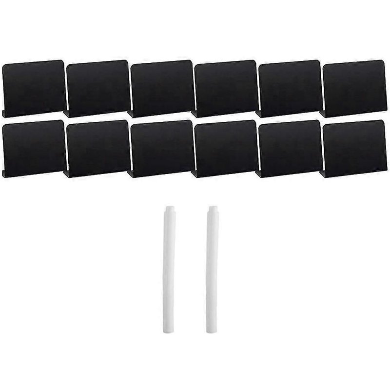 Lot de 20 mini-tableaux noirs 4 x 3 pouces pour aliments, fêtes, buffets, tables