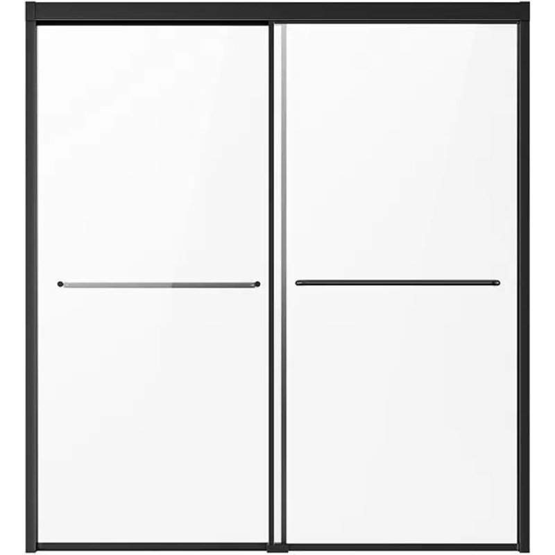 Porte de Baignoire-Douche-Duoku-50 Ă 60 po de Largeur x 60 po de Hauteur-Porte de Baignoire Coulissante Double Semi-Sans Cadre